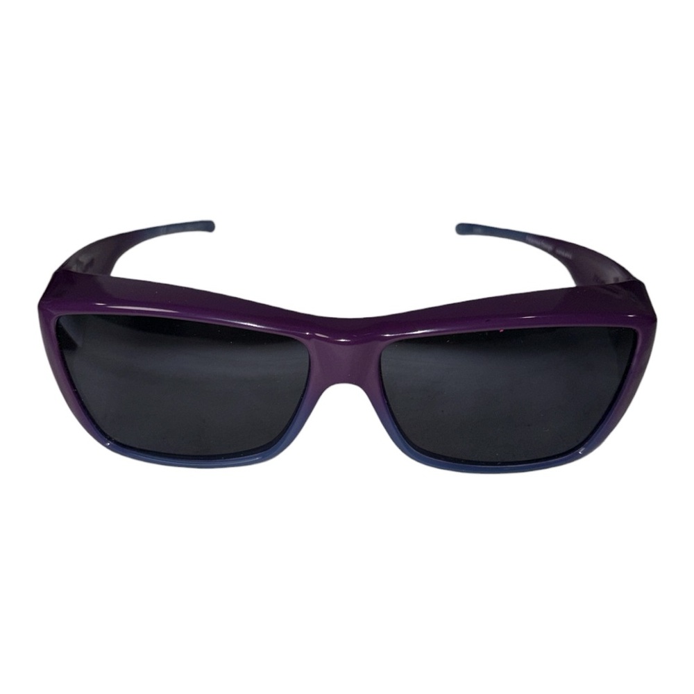 Jonathan Paul Men's Fitovers Polarized Sunglasses Purple Blue Ombre JP053 w/Case